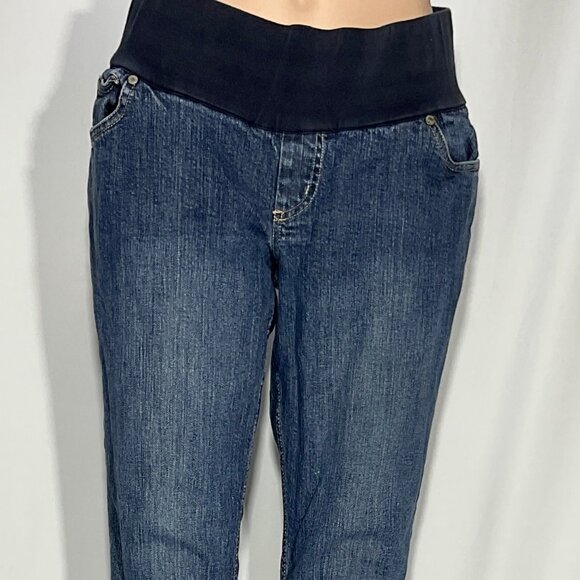 Liz Lange Maternity Boot Cut Jeans Size 6 - Picture 1 of 8